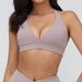 Women's Clothing Nude Yoga Bra Crossover V Neck Backless Fitness Running Sports Bra For Women Fashion For Formal & Casual For Women_ecoleips.com