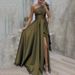 Women's Clothing Ladies Elegant Dress Autumn New Fashion Loose Dress_ecoleips.com