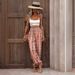 Women's Versatile Mesh Wide Leg Lantern Pants Casual Spring Summer New Arrival_ecoleips.com