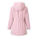 Quilted-Lined Hooded Trench Coat – Warm Longline Parka For Women (S-XXL, Black/Pink/Army Green)_ecoleips.com
