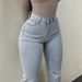 spring collection light korean style slim fit cropped jeans for short men trendy printed 9/10 denim jeans mid waist wide leg pants_ecoleips.com