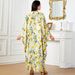 Modest Abaya Dress Elegant -Inspired Satin Jilbab Dress – Modest Islamic Abaya With Floral Print_ecoleips.com