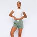 2025s 2025 Spring Summer Women's Casual Style Striped Patchwork Home Lounge Shorts_ecoleips.com