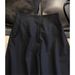 K Black High Waisted Banana Pants Chic Wide Leg Pants For Women_ecoleips.com