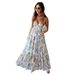 Women's Clothing Summer Women's Sleeveless Backless Elegant Suspender Dress Print For Formal & Casual For Women_ecoleips.com