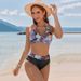 Women's Sexy Bikini Swimsuit – Floral & Animal Print Two-Piece Set – Adjustable Ties & Removable Padding – S-2xl (13 Colors)_ecoleips.com