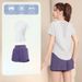 Professional Women's Running Tracksuit Breathable Quick Drying Short Sleeved Summer Style Fitness Wear High End Yoga Wear_ecoleips.com