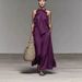 Cross-border Bestseller 2026 Summer Halter Neck Ruffle Sleeveless Loose Slimming Dress With Pockets_ecoleips.com