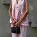 Women's Cotton V-Neck Sleeveless Vest And Pants Set Solid Color Elegant Office Wear Two-Piece Outfit_ecoleips.com