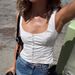 KaiKuo Cross-Border European And American Y2K Hot Girl Strap Button Vest Women's Clothing 2025 Autumn/Winter_ecoleips.com