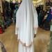 Double Layer Lace Cover Skirt Arab Dubai Style Ice Silk Headscarf Women's Robe 63_ecoleips.com