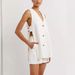 Women's Clothing Summer New Pure Cotton Sleeveless Shorts Pajamas Two Piece Set Fashionable And Comfortable Outer Wear Female Home Clothes_ecoleips.com