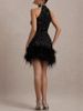 Women's Sleeveless Slim Shiny Plush Dress Sequins 8105_ecoleips.com