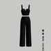 Women's Clothing Summer Floral Print Camisole Two Piece Set Women's Fashion Style Casual Sleeveless Jumpsuit_ecoleips.com