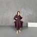 Women's Clothing Fashion Casual Suits Spring And Summer New Arrivals Wrinkled V Neck Temperament Sleeve Loose Tops And Pants Two Piece Suit_ecoleips.com
