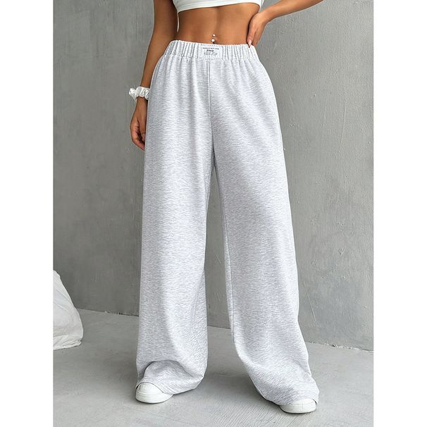 Women's Clothing Branch Pattern Printed Casual Pants For Women High Waist Hot Style Loose Versatile Wide Leg Long Pants_ecoleips.com