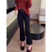 Women's High Waist Straight Leg Jeans Stretchy Denim Pants Flared Bootcut Vintage Style Petite To Plus Size (S-5xl)_ecoleips.com