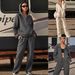Women's Clothing Hooded Long Sleeve Jogger Set Casual Two-Piece Outfit Elastic Cuffs Streetwear Style, Soft Polyester-Spandex Blend (Dark Grey, Beige)_ecoleips.com