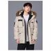 Men's & Women's Winter Parka Jacket With Detachable Faux Fur Hood, Windproof Thermal Coat For Extreme Cold Weather_ecoleips.com