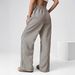 Women's High-Waisted Wide-Leg Pants Casual Striped Trousers Loose Fit Harajuku Style Comfortable Lounge Pants_ecoleips.com