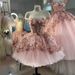 Pink Strapless Evening Gown Ethereal Princess Dress for Women Understated Luxury High-End Birthday Party Short Skirt_ecoleips.com
