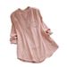 2025 Plus Size Bamboo Long Sleeve Shirt Women Loose Fit Multicolor Women's Top_ecoleips.com