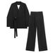Women's Clothing Spring And Autumn New Temperament Professional Loose Casual Style Suit Two Piece Suit For Women_ecoleips.com