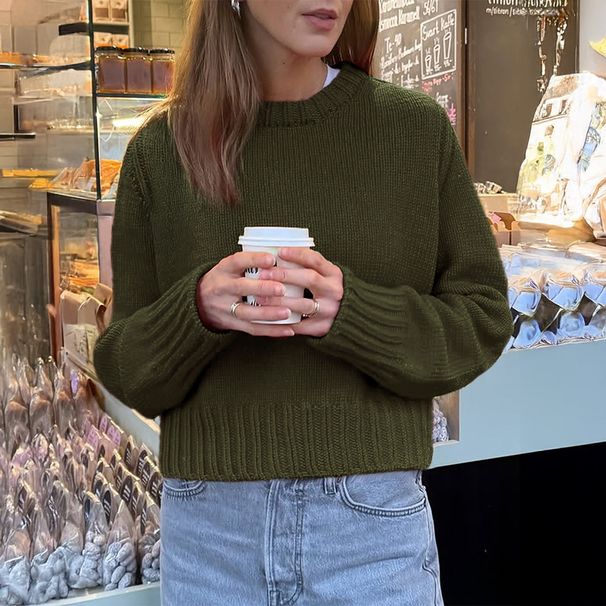 DiYun European And American Casual Versatile Long-Sleeve Knit T-Shirt Sweater Women's Clothing 2025_ecoleips.com