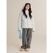 girl Girl Girls' 90% White Duck Down Jacket 2025 Winter New Children's Large Check Three-Proof Hooded Warm Loose Coat_ecoleips.com