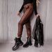 Women's Clothing Hot Girl Women's Clothing Autumn/Winter New Sexy PU Casual Pants Slim Fit Leather Pants_ecoleips.com