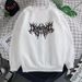 autumn And Winter Pullover Round-neck Long-sleeve Harajuku Women's Aesthetic Hip-hop Retro Fleece_ecoleips.com