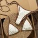 Sexy Solid Color Bikini Set With Removable Soft Pads, Halter Top & High-Waisted Bottoms For Women, Swimsuit Beachwear_ecoleips.com