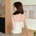 1pcs Women Knitted Crop Tops Solid Laces Sling Tops Knitwear Tank Top Girls Sexy Slim Camisole Sweet Short Vest With Padded Cups_ecoleips.com
