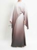 New Gradient Color Muslim Top And Inner Skirt Two-Piece Dress Set Women's Abaya Outfit_ecoleips.com