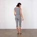 Women's Slim Fit 7/8 Pants Casual Elastic Waist Bubble Fabric Fashion Pants European American Style Spring Autumn Summer_ecoleips.com