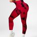 Women's Clothing Yoga Pants Skin Friendly Fit Anti Curling Running Floral Fitness Pants Tight Sports Yoga Pants_ecoleips.com