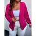 V 22271 Commute Suit Jacket Red Commuting Blazer European And American Cross-Border_ecoleips.com