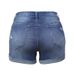 2025s 2025 New Super Hot Stretch Ripped Women's Denim Shorts_ecoleips.com