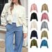 Autumn Women's Fashion: French Short Jacket With Large Pockets, Pilot-Style Outerwear For Women_ecoleips.com