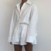 Women's Clothing Casual Striped Long Sleeved Shirt Top High Waist Loose Wide Leg Shorts Suit_ecoleips.com
