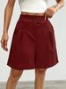 2025s 2025 Summer New Loose Pants Casual Women's High Waist Wide Leg Shorts_ecoleips.com