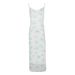 AD181 Cross-border European And American Women's New Spring/summer Printed Mesh V-neck High-waisted Casual Fashion Dress_ecoleips.com