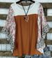 2022 Cross-Border European And American Women's Clothing Spring/Summer Wish Bat Sleeve Printed Color Block Waffle_ecoleips.com