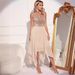Women's Clothing Sexy chiffon stitching sequin dress _ecoleips.com