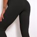 High Waist Peach Hip Ribbed Yoga Pants Seamless Butt-Lifting Sports Leggings For Women_ecoleips.com