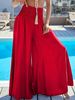 Aria Basics 2025 European And American Women's Fashion Independent Site Spring/Summer New Solid Color High-Waisted Gathered_ecoleips.com