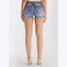 Women's Butterfly Rhinestone Denim Shorts Light Blue Washed Slimming Hot Pants Frayed Edge Factory Direct Wholesale_ecoleips.com