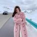 Autumn And Winter New Imitation Rabbit Fur Thickened Warm Temperament Extended Plush Coat Fluffy Jacket Suit Collar_ecoleips.com