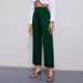 Voya 2026 Summer New Arrival: And Instagram Best-Selling Women's Simple Waist-Cinching Straight-Leg Nine-Tenths Versatile Casual Pants_ecoleips.com