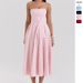 Sexy Women's Summer Outfit High-End Fishbone Strapless Pure Desire Style Slim Fit Backless Mid-Length Dress_ecoleips.com